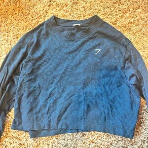 Gymshark Blue Crop Top